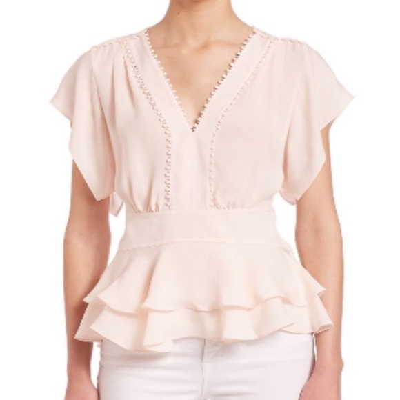 Rebecca Taylor Tops - Rebecca Taylor Ruffle Movida Top